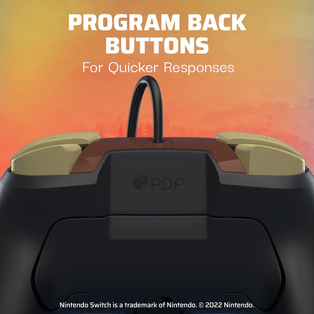 PDP REMATCH Enhanced Wired Power Nintendo Switch Pro Controller. Officially Licensed Switch Lite/OLED Compatible Gamepad. Customizable Programmable Buttons. Legend of Zelda BoTW Ancient Arrow