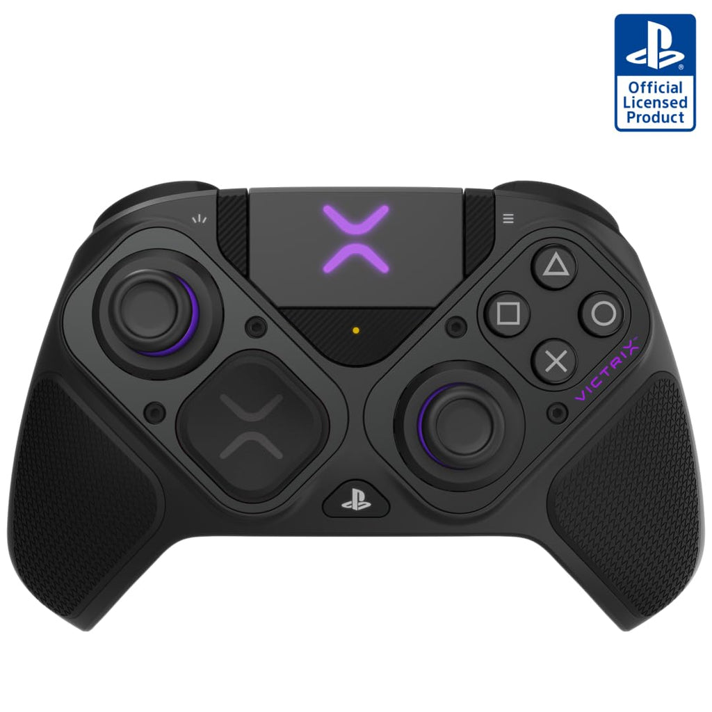 PDP Victrix Pro BFG Wireless Gaming Controller for Playstation 5 / PS5. PS4. PC. Modular Esports Gamepad. Remappable Buttons. Customizable Triggers/Paddles/D-Pad/Fightpad. PC App. White