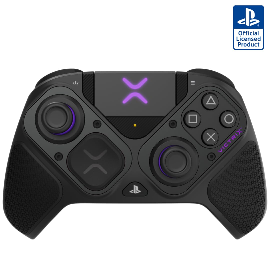 PDP Victrix Pro BFG Wireless Gaming Controller for Playstation 5 / PS5. PS4. PC. Modular Esports Gamepad. Remappable Buttons. Customizable Triggers/Paddles/D-Pad/Fightpad. PC App. Black