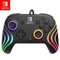 PDP Afterglow Wave Wired RGB Gaming Controller - Officially Licensed for Nintendo Switch. Switch Lite & Switch - OLED Model. Nintendo Switch 2. Customizable Lighting. RGB - Black