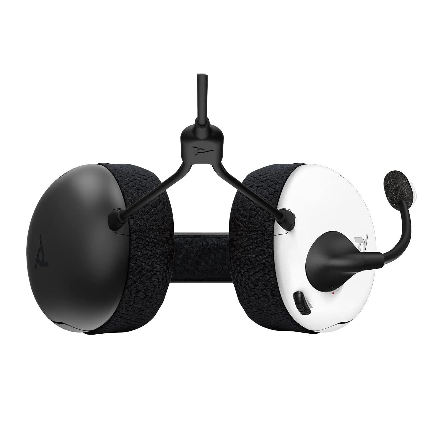 PDP Gaming AIRLITE Stereo Headset with Mic for Nintendo Switch/Switch Lite/OLED - Wired Power Noise Cancelling Microphone. Lightweight. Soft Comfort On Ear Headphones (Black & White)