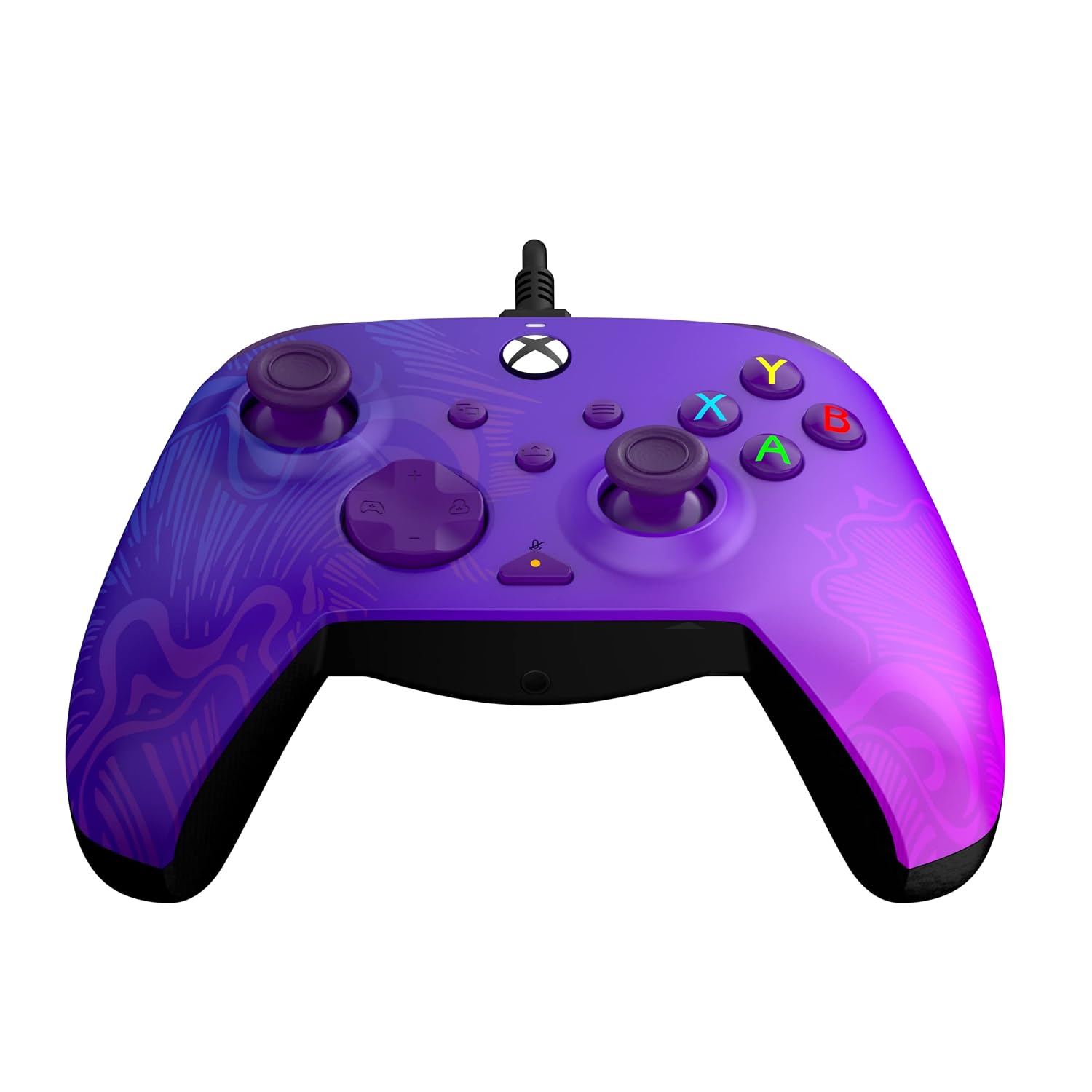 PDP Rematch Enhanced Wired Gaming Controller for Xbox Series X|S & Xbox One | Licensed for Xbox & PC. 2 Mappable Back Buttons. Adjustable Triggers. Audio Controls. Companion App. Gamepad. Purple Fade