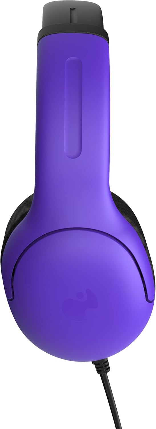 PDP Airlite Wired Gaming Headset for PS5. PS5. PlayStation & PC | Licensed for PlayStation. Noise-Cancelling Flip-to-Mute Mic. Lightweight yet Durable Design. 3.5mm Jack. Ultraviolet Purple