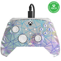 PDP Gaming REMATCH Enhanced Wired Gaming ControllerLicensed Xbox Series X|S Gamepad, Xbox One, Windows PC, Mappable Back Buttons, Customizable, Audio Control, Companion App: Frost Diamond (Metallic)