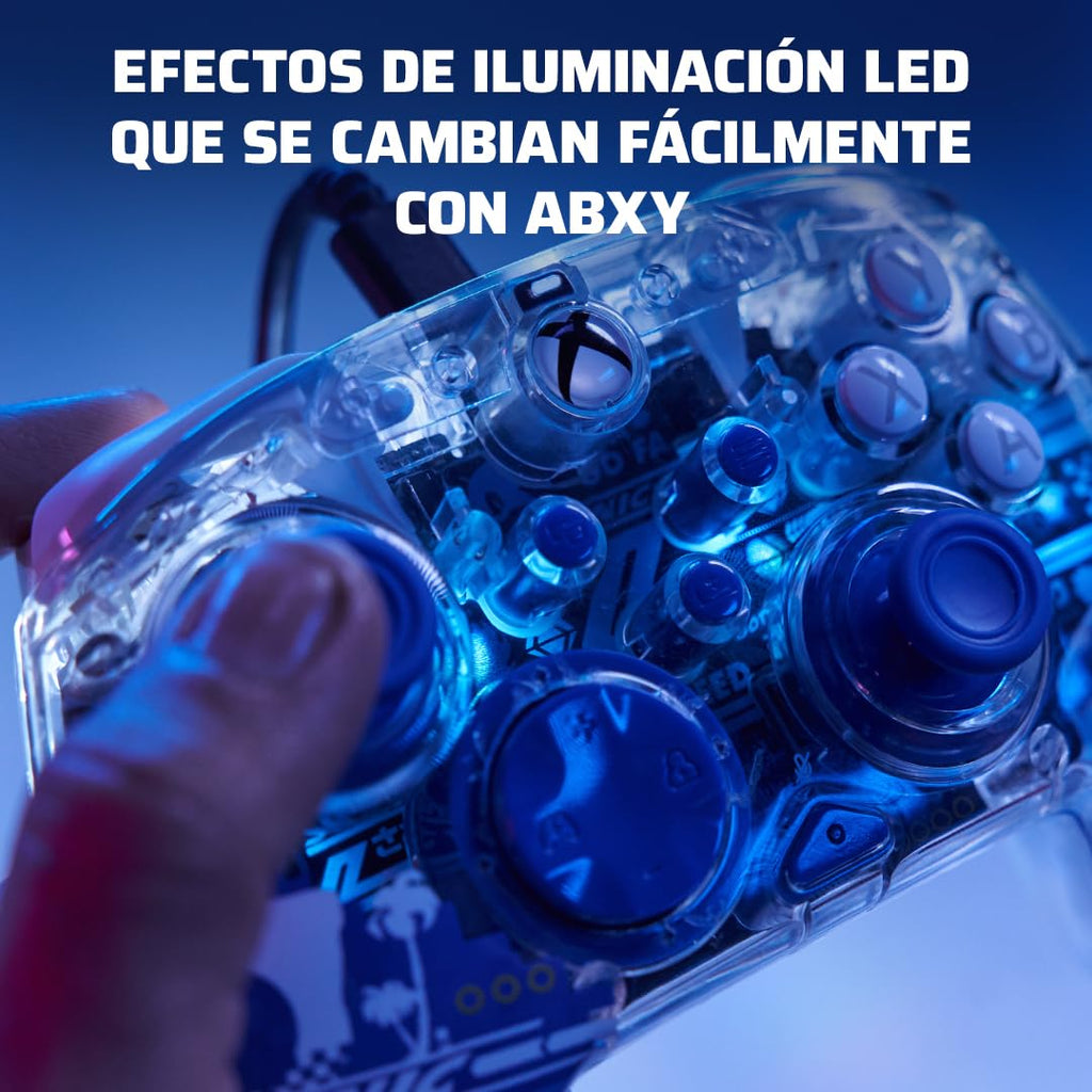 PDP REALMz Nintendo Switch Pro Controller. Customizable LED Lighting. 3.5mm Headphone Jack. Officially Licensed by Nintendo and SEGA