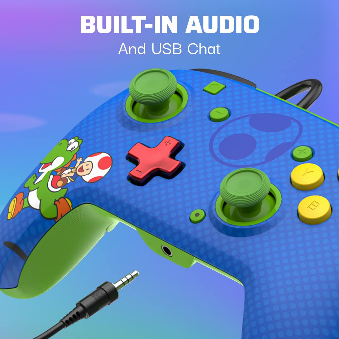 PDP REMATCH Wired Controller for Nintendo Switch/Lite/OLED - Toad & Yoshi