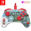 PDP REALMz Nintendo Switch Pro Controller. Customizable LED Lighting. 3.5mm Headphone Jack. Officially Licensed by Nintendo and SEGA