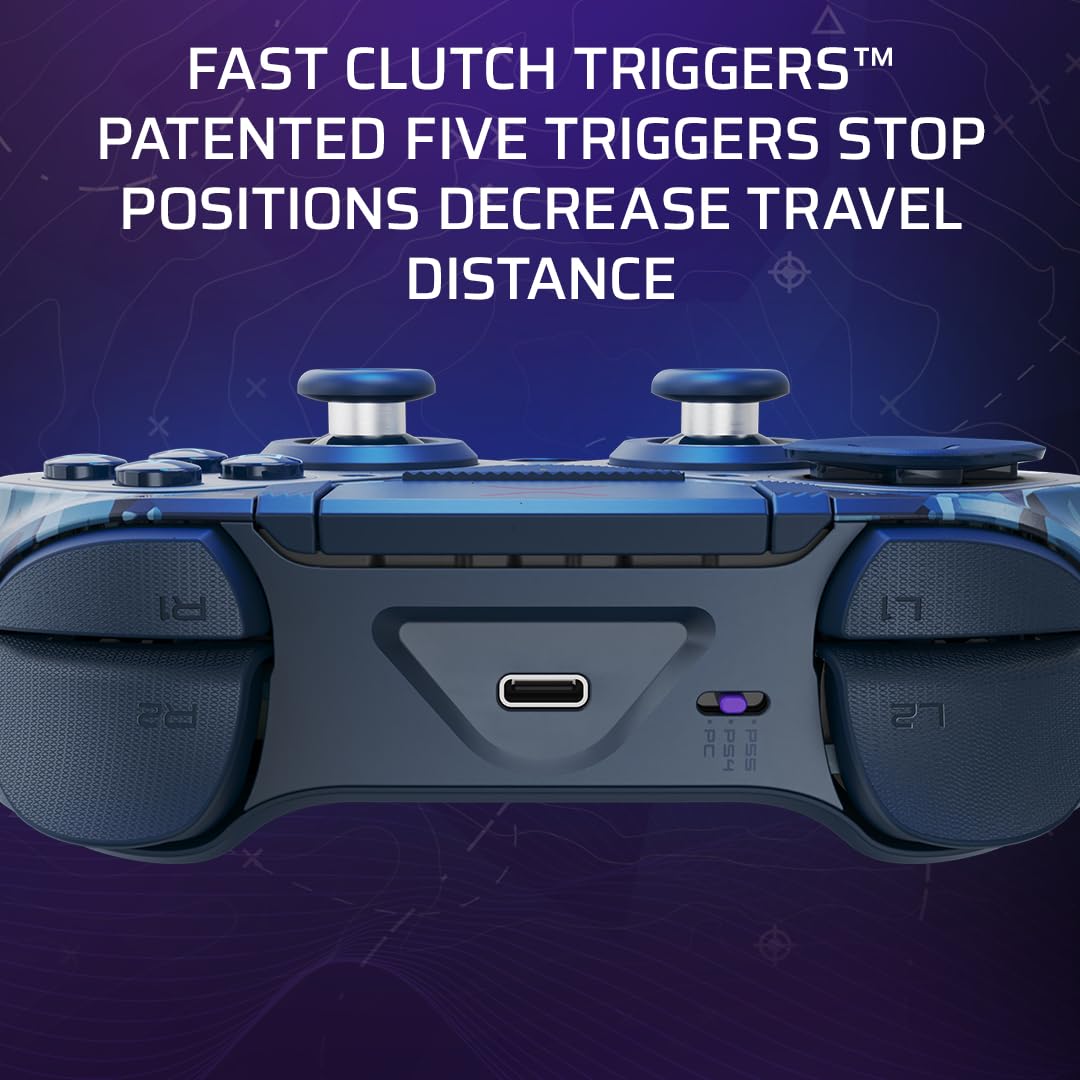 PDP Victrix Pro BFG Wireless Controller for PS4/PS5/PC. Sony 3D Audio. Modular Back Buttons/Clutch Triggers/Joystick. Call of Duty Midnight Mask