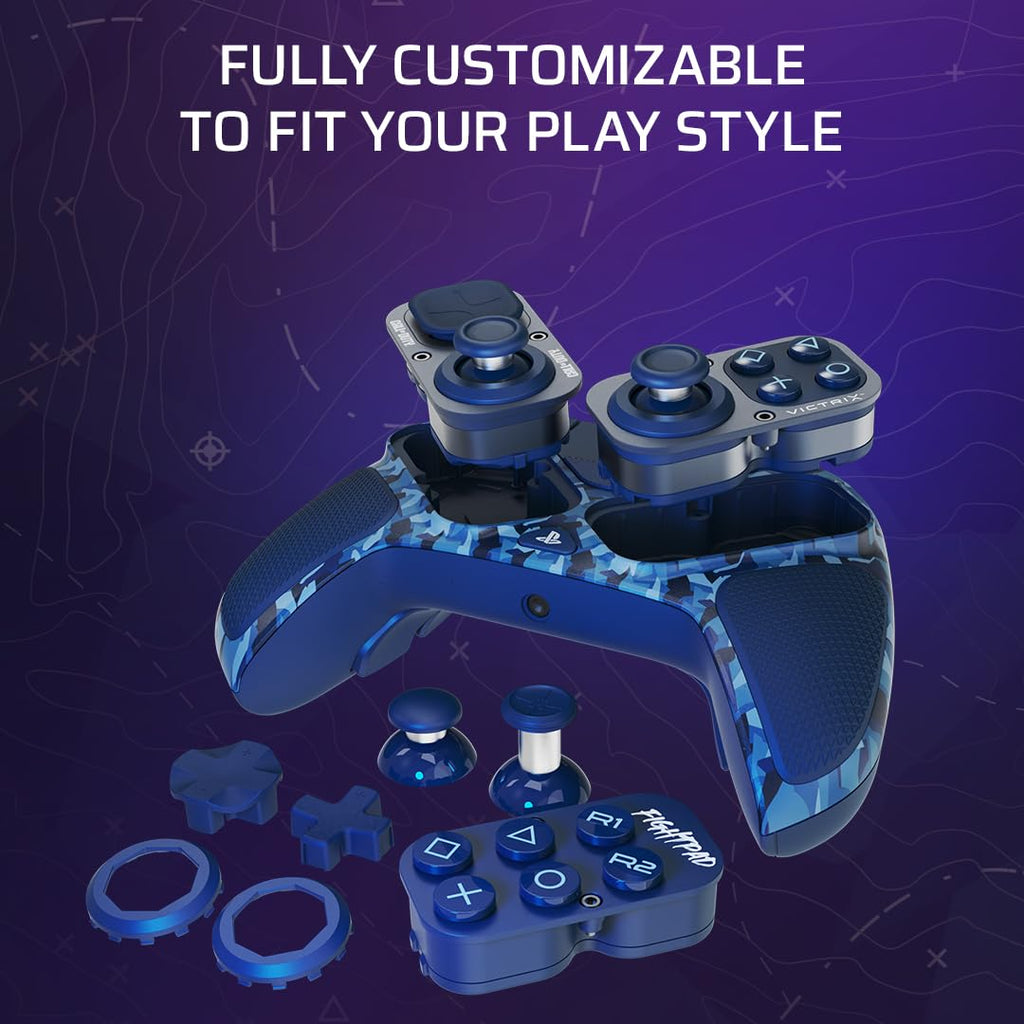 PDP Victrix Pro BFG Wireless Controller for PS4/PS5/PC. Sony 3D Audio. Modular Back Buttons/Clutch Triggers/Joystick. Call of Duty Midnight Mask