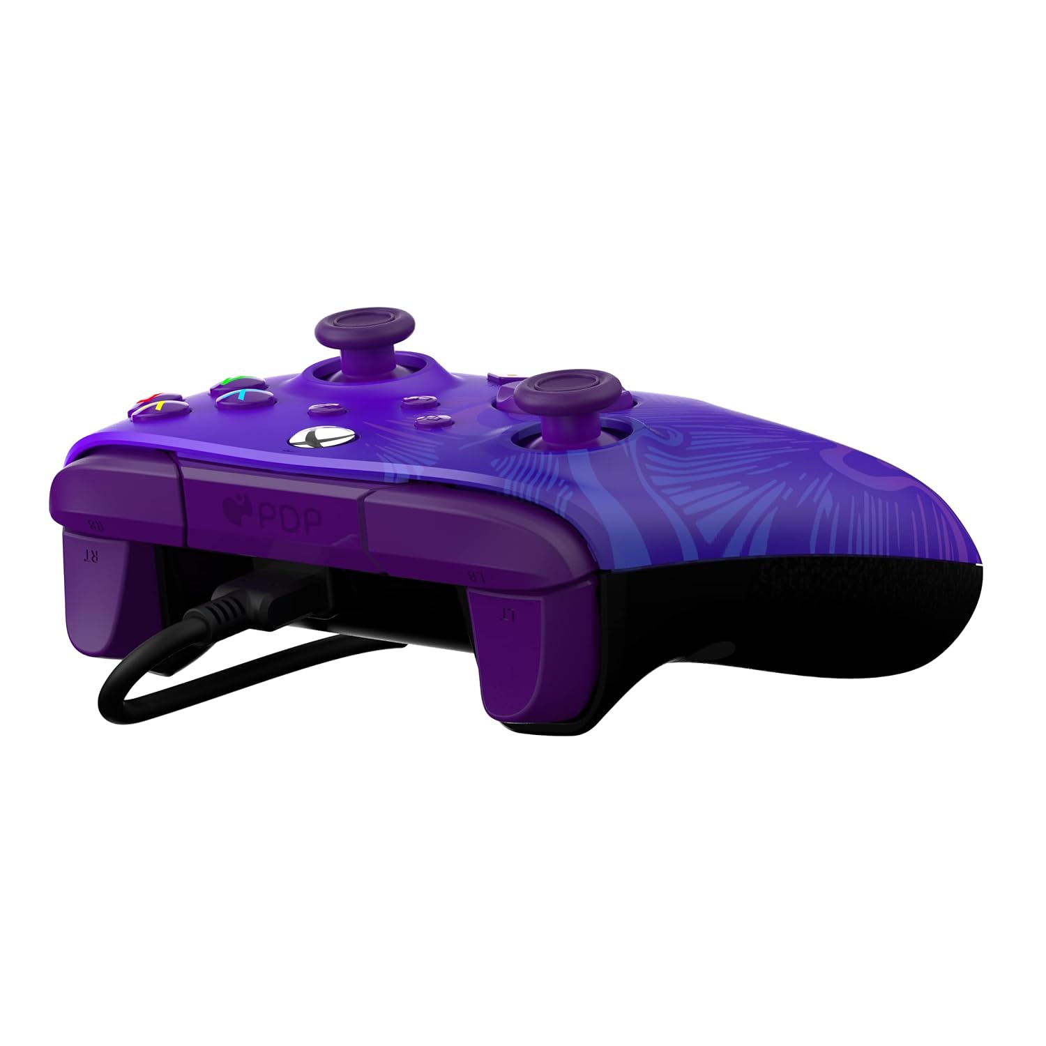 PDP Rematch Enhanced Wired Gaming Controller for Xbox Series X|S & Xbox One | Licensed for Xbox & PC. 2 Mappable Back Buttons. Adjustable Triggers. Audio Controls. Companion App. Gamepad. Purple Fade