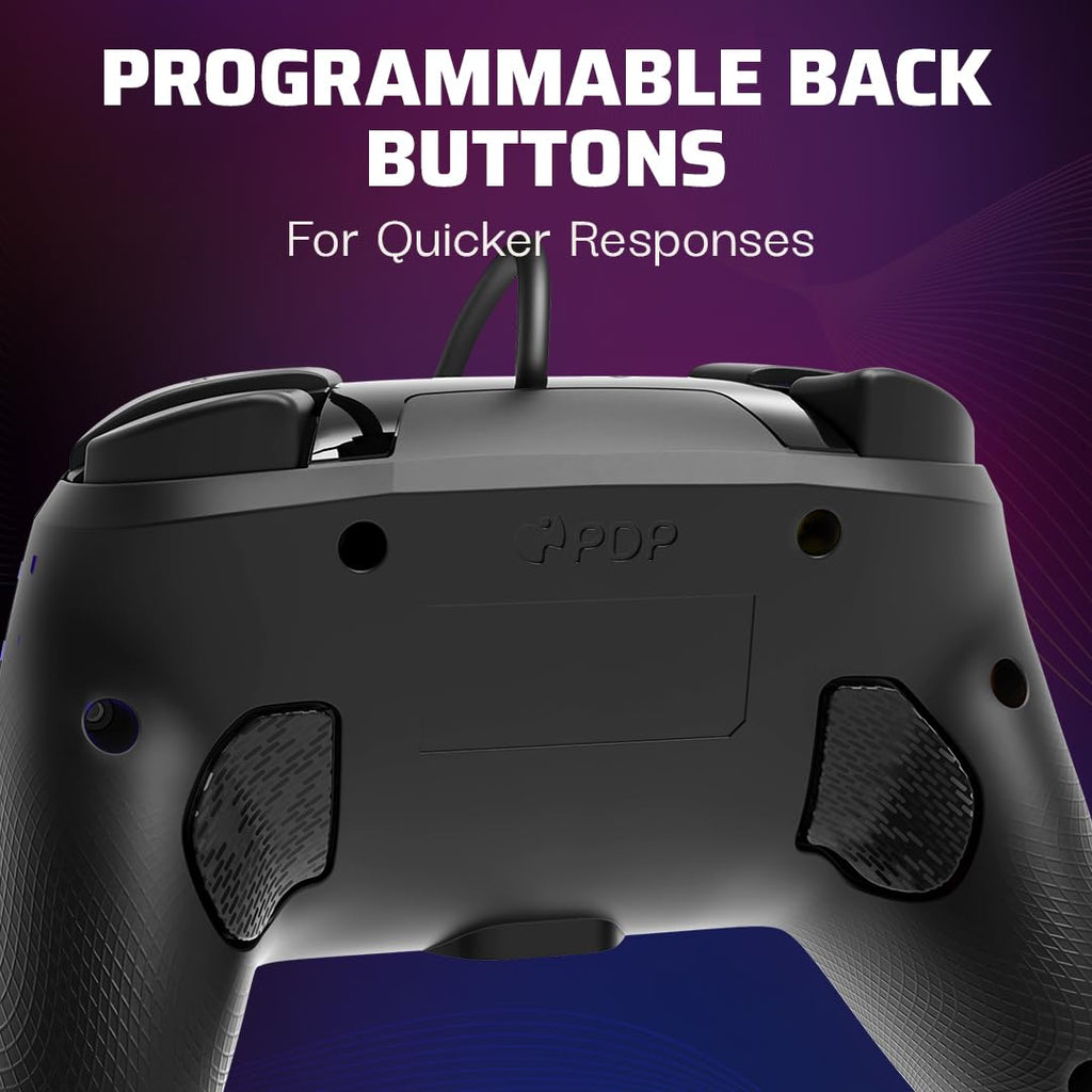 PDP Afterglow Wave Wired RGB Gaming Controller - Officially Licensed for Nintendo Switch. Switch Lite & Switch - OLED Model. Nintendo Switch 2. Customizable Lighting. RGB - Black