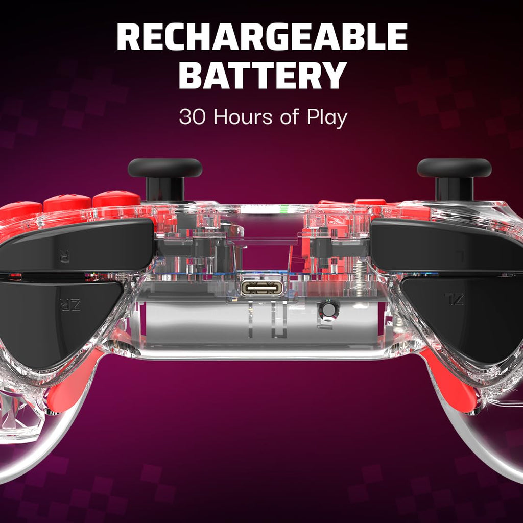 PDP REALMz Wireless Controller: Sonic Shadow Space Colony Nintendo Switch 2 | Licensed for Nintendo & SEGA, Customizable LED Lighting, 30-Hr Battery, Motion Controls, Sonic Space Shadow Colony Ark