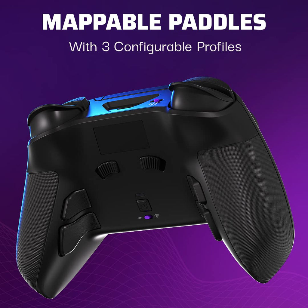 PDP Victrix Pro BFG Wireless Gaming Controller for Playstation 5 / PS5. PS4. PC. Modular Esports Gamepad. Remappable Buttons. Customizable Triggers/Paddles/D-Pad/Fightpad. PC App. Black