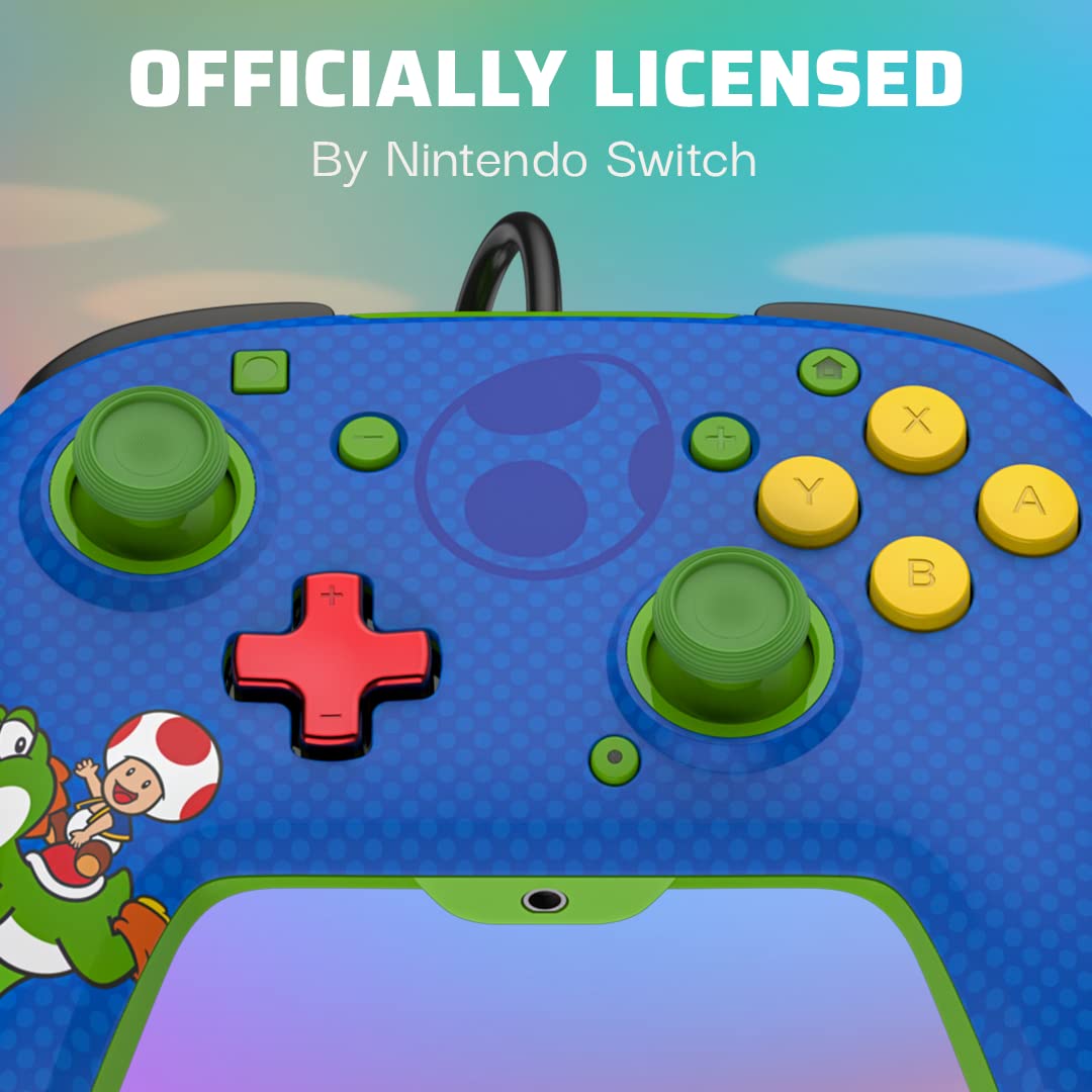 PDP REMATCH Wired Controller for Nintendo Switch/Lite/OLED - Toad & Yoshi