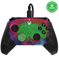 PDP Gaming REMATCH GLOW Enhanced Wired ControllerLicensed Xbox Series X|S Gamepad, Xbox One, Windows PC, Mappable Back Buttons, Audio Control, Customizable Companion App: Space Dust Glow in the Dark