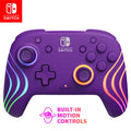 PDP Afterglow Wave Wireless RGB Gaming Controller for Nintendo Switch 2 | Nintendo Switch Lite. OLED. RGB LED Lighting. App Customization. Rechargeable 20-Hr Battery. 2 Mappable Back Buttons. Purple