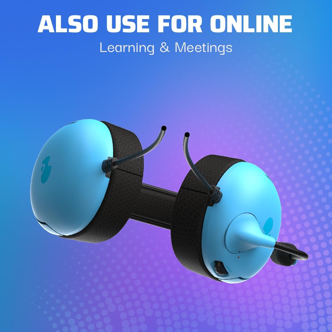PDP AIRLITE Wired Stereo Gaming Headset. Officially Licensed by Sony PlayStation 5. PS5/PS4/PS3/PC. Lightweight Durable Headphones. 3.5mm Audio Jack. Noise-canceling Flip-to-Mute Mic. Neptune Blue