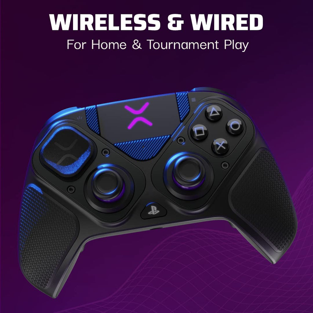 PDP Victrix Pro BFG Wireless Gaming Controller for Playstation 5 / PS5. PS4. PC. Modular Esports Gamepad. Remappable Buttons. Customizable Triggers/Paddles/D-Pad/Fightpad. PC App. Black
