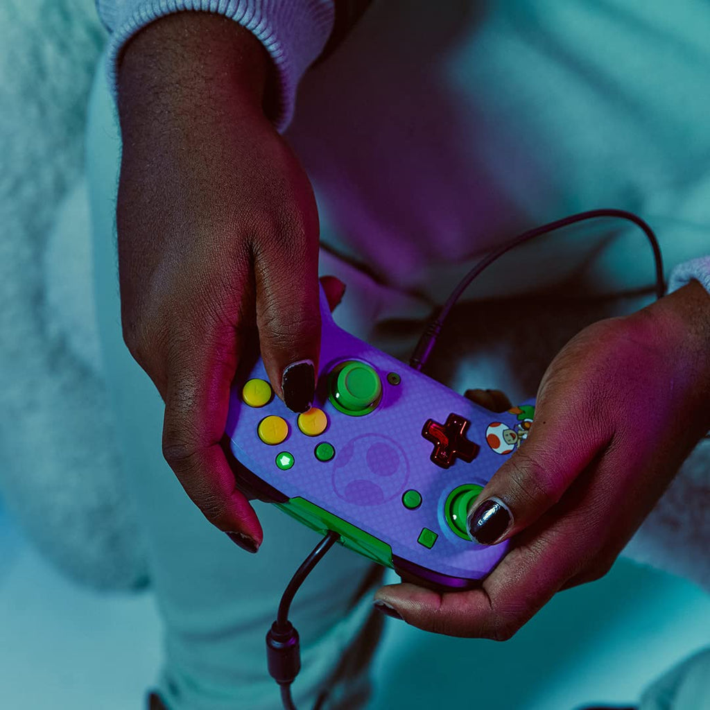PDP REMATCH Wired Controller for Nintendo Switch/Lite/OLED - Toad & Yoshi