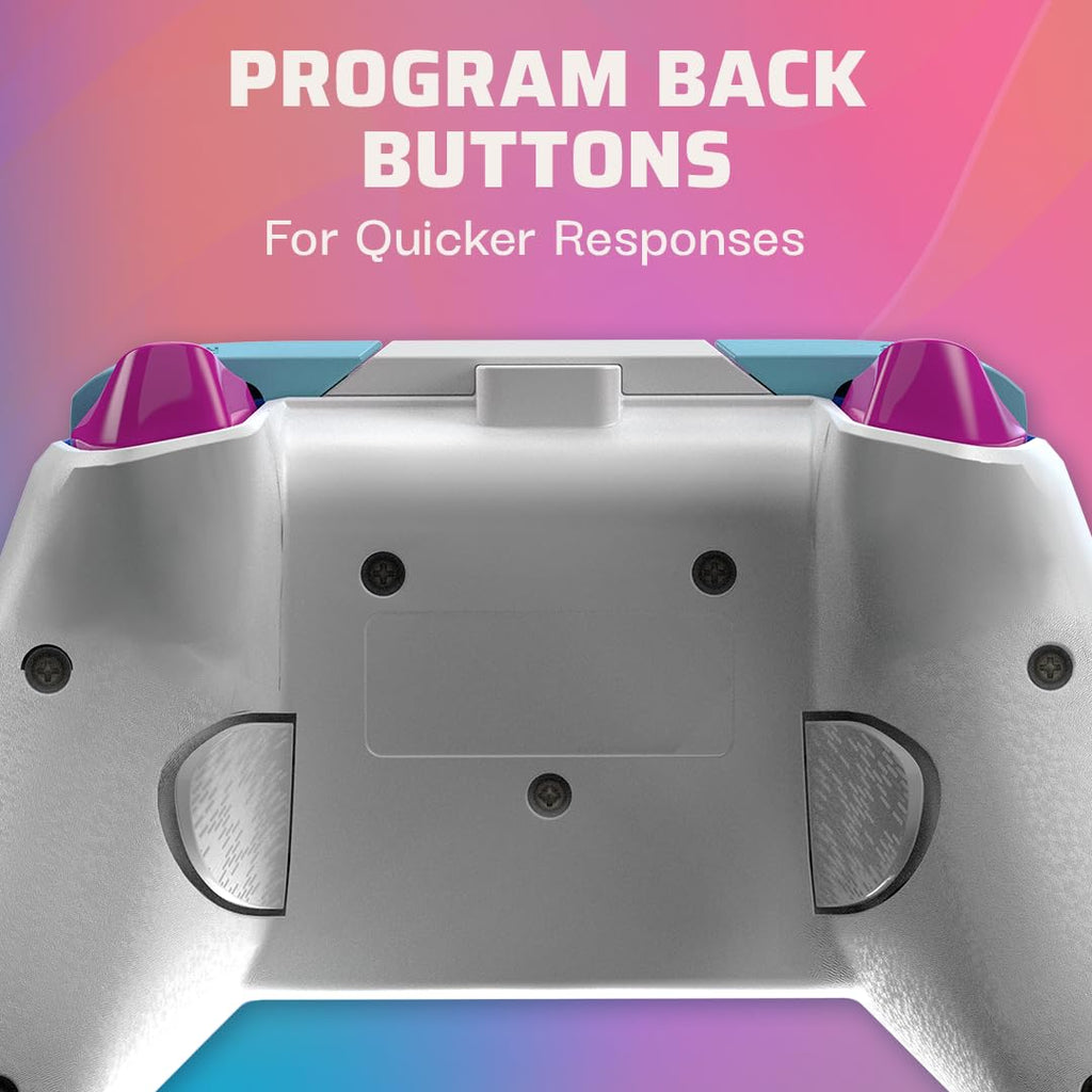 PDP Rematch Enhanced Wired Gaming Controller for Xbox Series X|S & Xbox One | Licensed for Xbox & PC. 2 Mappable Back Buttons. Adjustable Triggers. Audio Controls. Companion App. Gamepad. Australian Opal