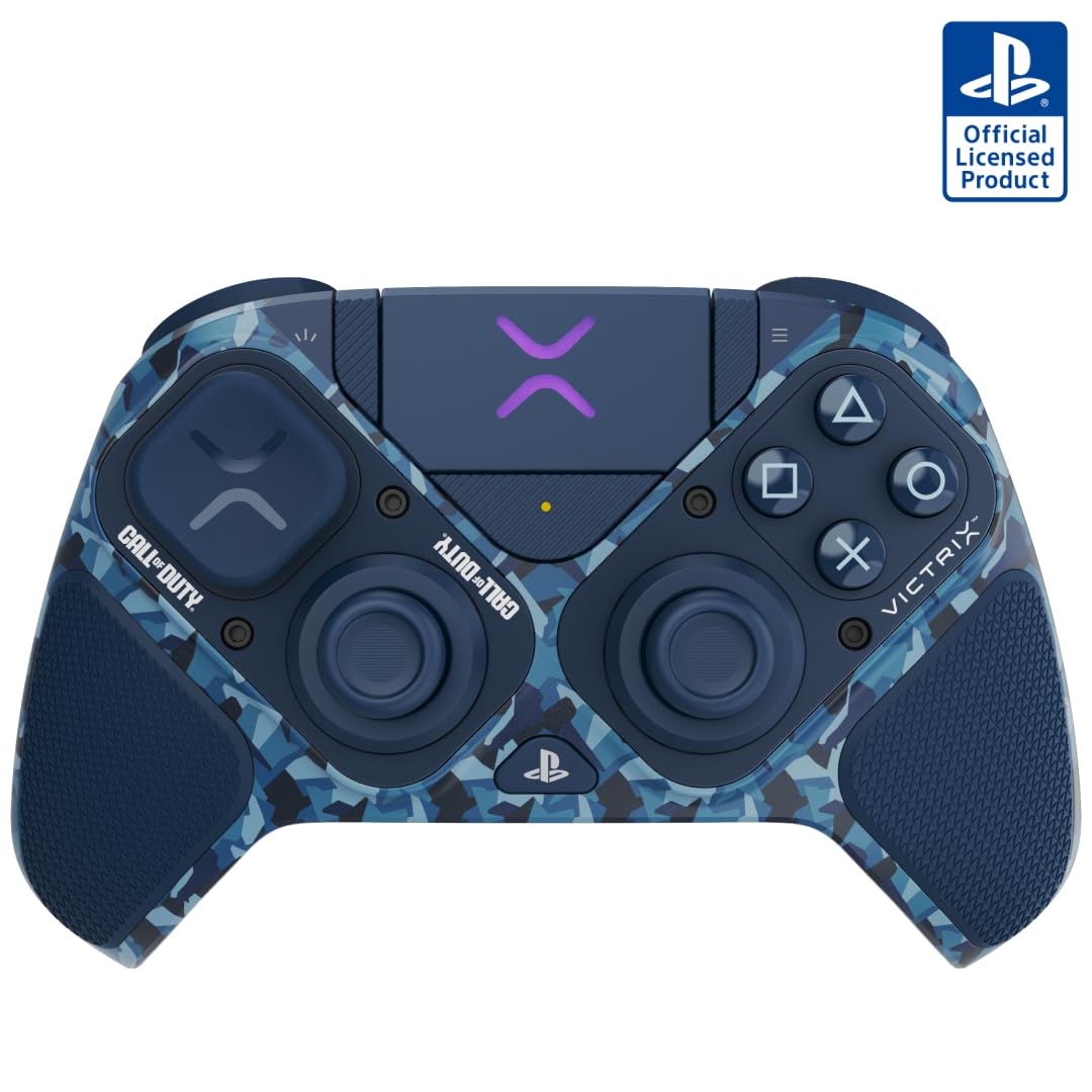 PDP Victrix Pro BFG Wireless Gaming Controller for Playstation 5 / PS5. PS4. PC. Modular Esports Gamepad. Remappable Buttons. Customizable Triggers/Paddles/D-Pad/Fightpad. PC App. Black