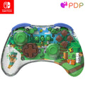 PDP REALMz Wireless Controller: Minecraft Steve for Nintendo Switch 2 | Licensed for Nintendo & SEGA, Customizable LED Lighting, 40-Hr Battery, Motion Controls, Forest Biome Theme