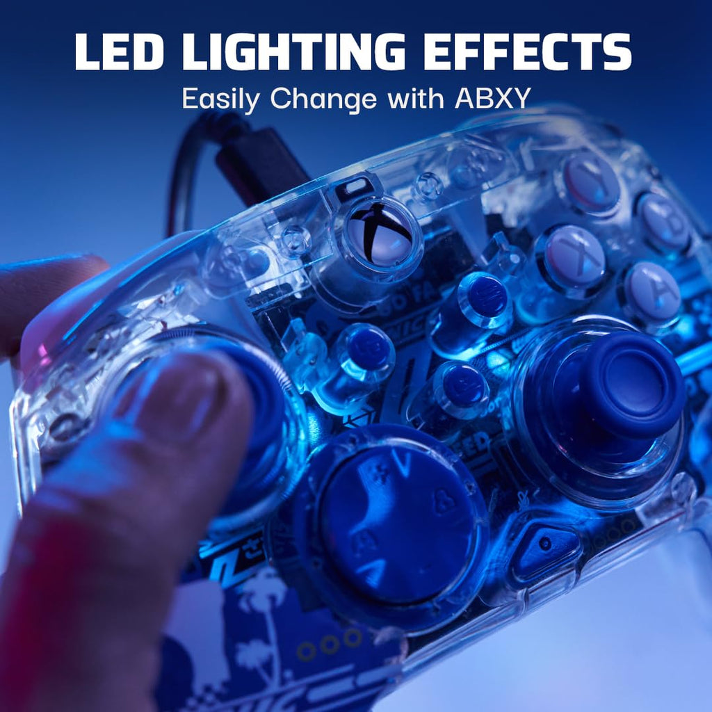 PDP REALMz Wired Xbox Controller Licensed for Series X|S. Xbox One. Windows 10/11 PC. LED Lighting Collectible Sonic Superstars. Programmable Buttons/Triggers. PC Control Hub App