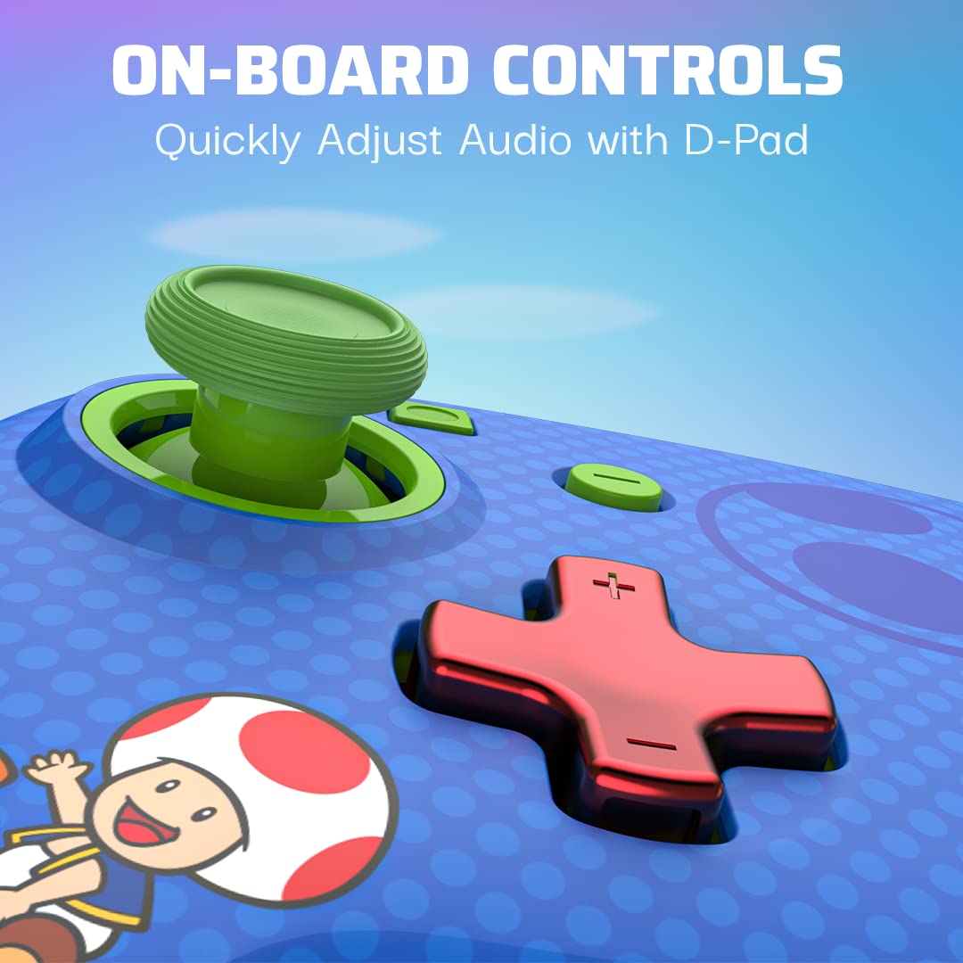 PDP REMATCH Wired Controller for Nintendo Switch/Lite/OLED - Toad & Yoshi