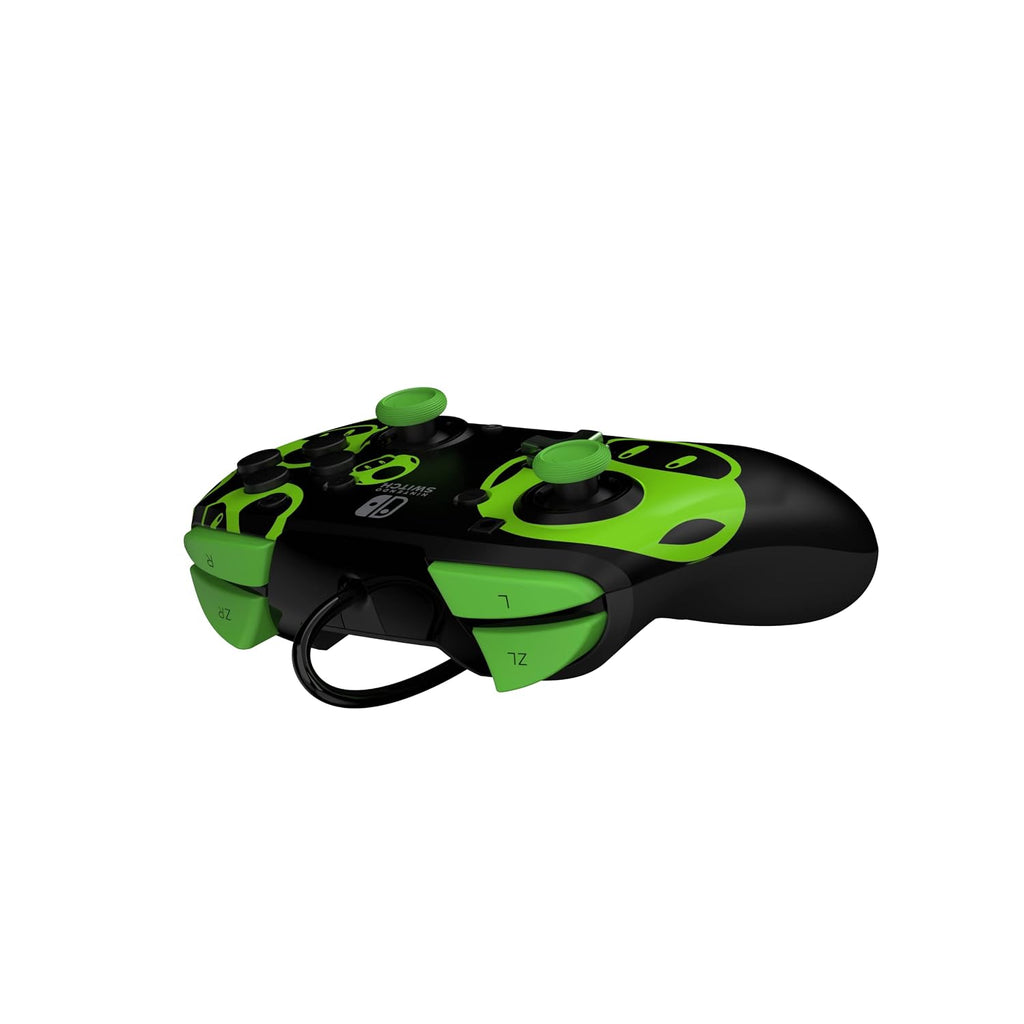 PDP Rematch Wired Gaming Controller: 1-Up Mushroom, Nintendo Switch 2, Lite | Switch Licensed, OLED, Glow-in-the-Dark Design, Audio Controls, 2 Mappable Back Buttons, Gamepad, Super Mario 1-Up Mushroom