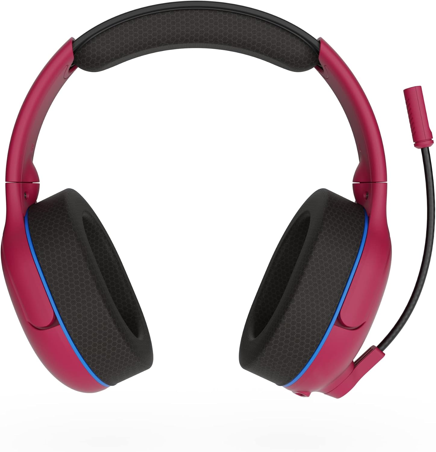 PDP AIRLITE Pro Wireless Stereo Gaming Headset. Officially Licensed by Sony PlayStation 5. PS5/PS4/PS3/PC. Lightweight Durable 40 Foot Connection. Noise-canceling Flip-to-Mute Mic. Cosmic Red