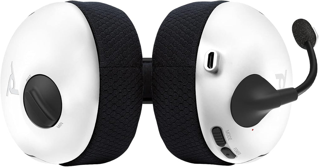 PDP LVL50 Wireless Stereo Gaming Headset. Officially Licensed by Sony PlayStation 5. PS5/PS4/PS3/PC. Lightweight Durable 40 Foot Connection. Noise-canceling Flip-to-Mute Mic. White