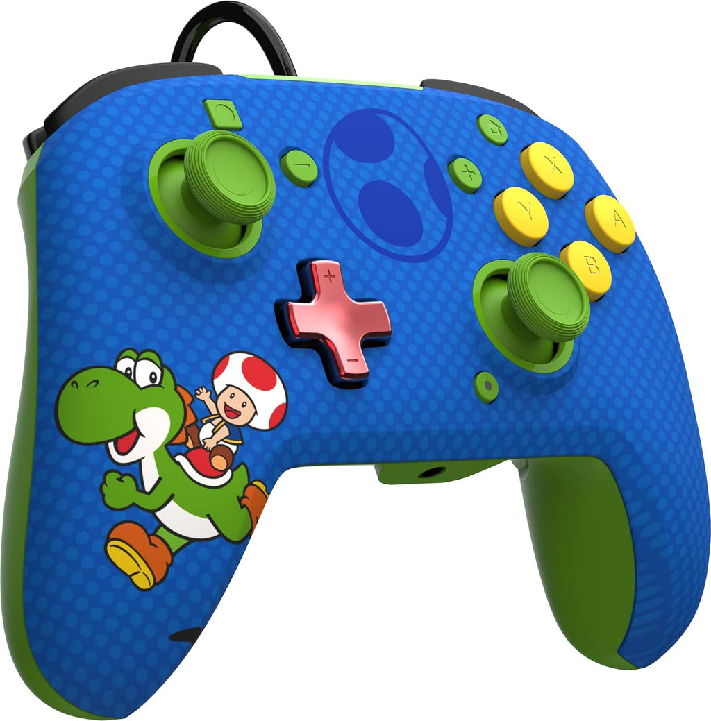 PDP REMATCH Wired Controller for Nintendo Switch/Lite/OLED - Toad & Yoshi