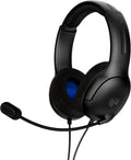 PDP AIRLITE Wired Stereo Gaming Headset. Officially Licensed by Sony PlayStation 5. PS5/PS4/PS3/PC. Lightweight Durable Headphones. 3.5mm audio jack. Noise-canceling Flip-to-Mute Mic. Black