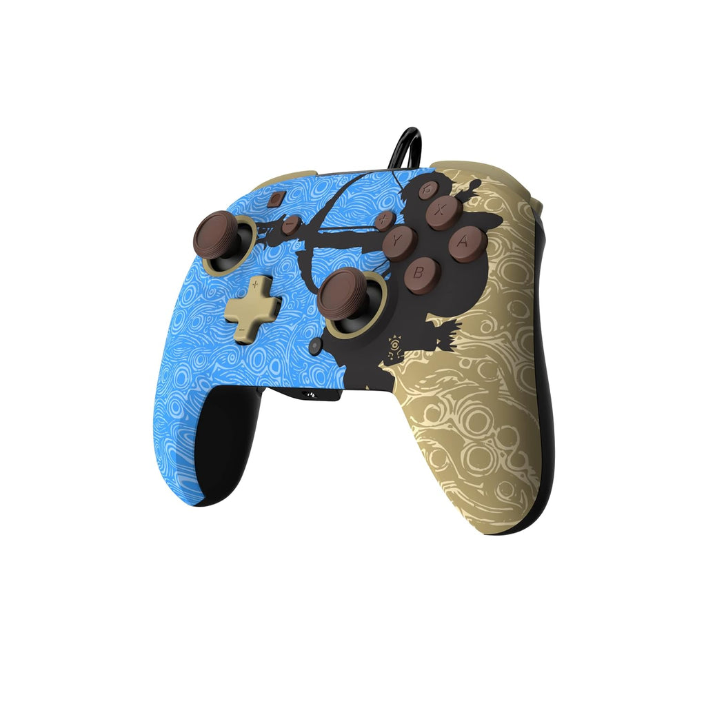 PDP REMATCH Enhanced Wired Power Nintendo Switch Pro Controller. Officially Licensed Switch Lite/OLED Compatible Gamepad. Customizable Programmable Buttons. Legend of Zelda BoTW Ancient Arrow