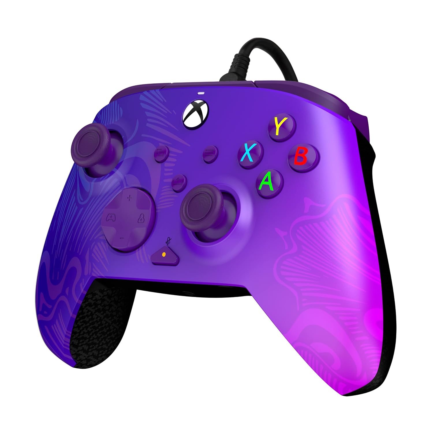 PDP Rematch Enhanced Wired Gaming Controller for Xbox Series X|S & Xbox One | Licensed for Xbox & PC. 2 Mappable Back Buttons. Adjustable Triggers. Audio Controls. Companion App. Gamepad. Purple Fade