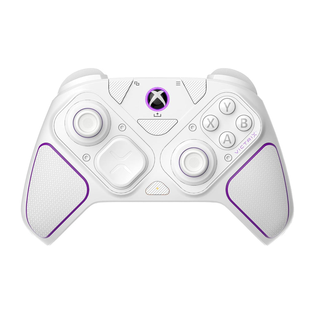 Victrix Pro BFG Wireless Gaming Controller - Xbox Series X|S. Xbox One & PC | Dolby Atmos. 4 Mappable Back Buttons. Interchangeable Thumbsticks & D-Pads. Customizable Hair Triggers & Paddles. White