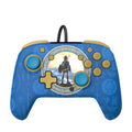 PDP REMATCH Enhanced Wired Nintendo Switch Pro Controller. Switch Lite/OLED Compatible (Legend of Zelda - Hyrule Blue)
