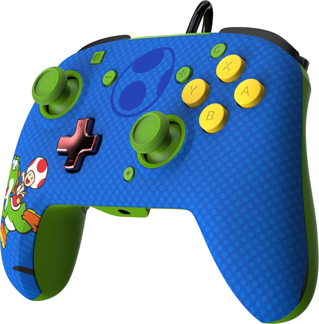 PDP REMATCH Wired Controller for Nintendo Switch/Lite/OLED - Toad & Yoshi