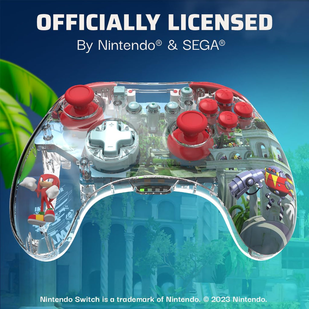 PDP REALMz Wireless Nintendo Switch Pro Controller. Customizable LED. Rechargeable Battery Power. 30 Foot Range. Licensed by Nintendo and SEGA