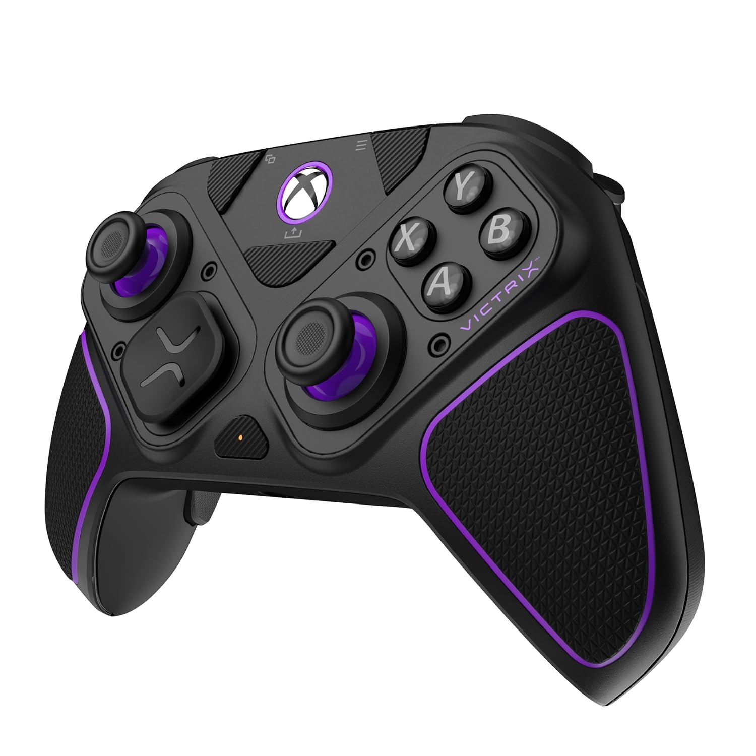 PDP Victrix Pro BFG Wireless Gaming Controller for Xbox Series X|S. Xbox One. Windows 10/11. Modular Gamepad. Dolby Atmos Audio. Remappable Buttons. Customizable Triggers/Paddles/D-Pad. PC App. Black