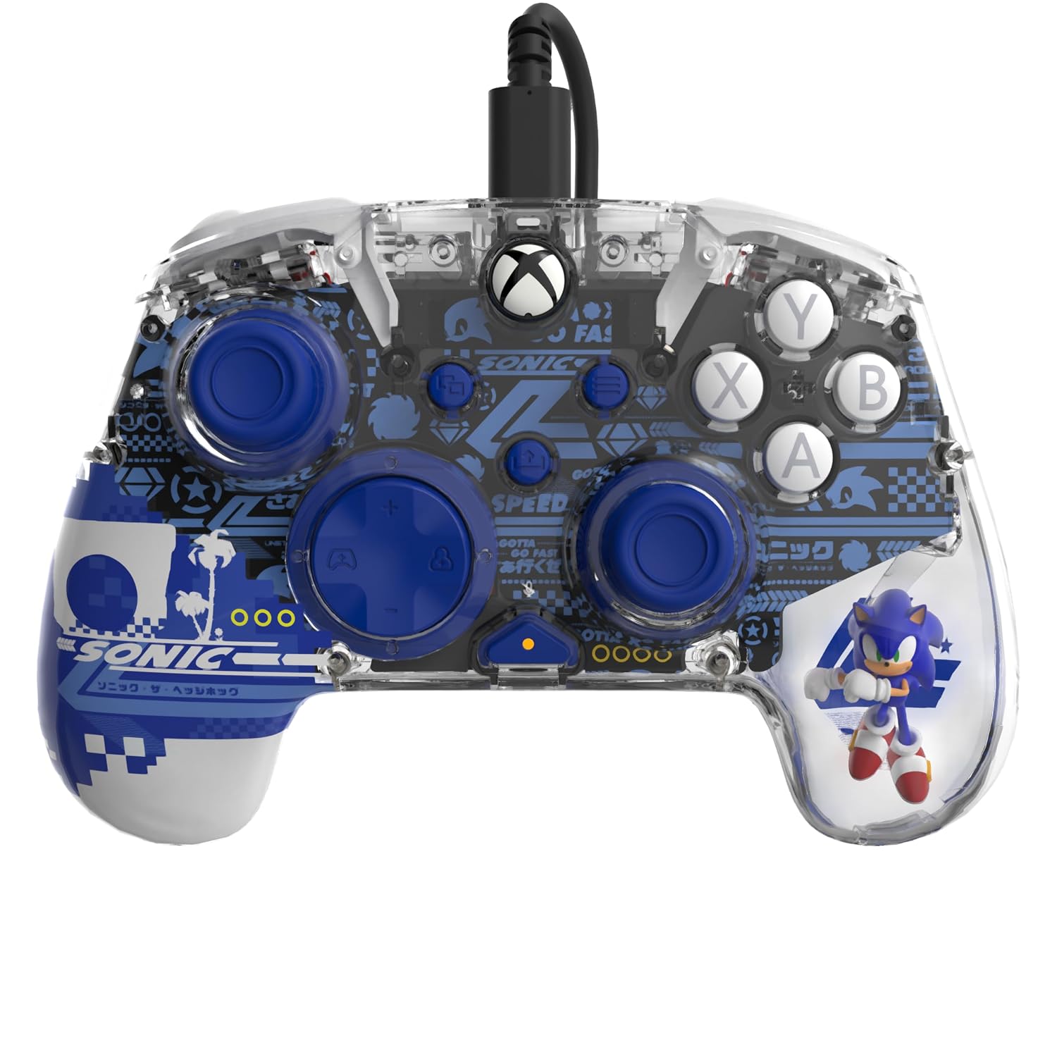 PDP REALMz Wired Xbox Controller Licensed for Series X|S. Xbox One. Windows 10/11 PC. LED Lighting Collectible Sonic Superstars. Programmable Buttons/Triggers. PC Control Hub App