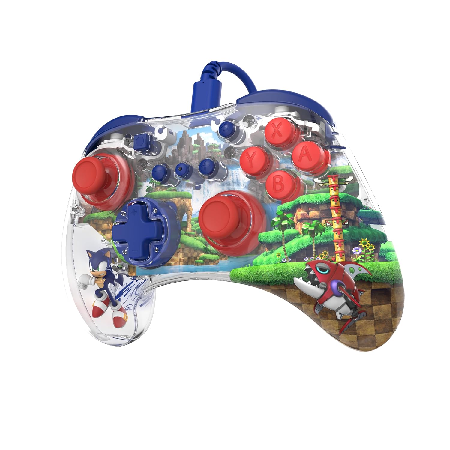 PDP REALMz Nintendo Switch Pro Controller. Customizable LED Lighting. 3.5mm Headphone Jack. Officially Licensed by Nintendo and SEGA