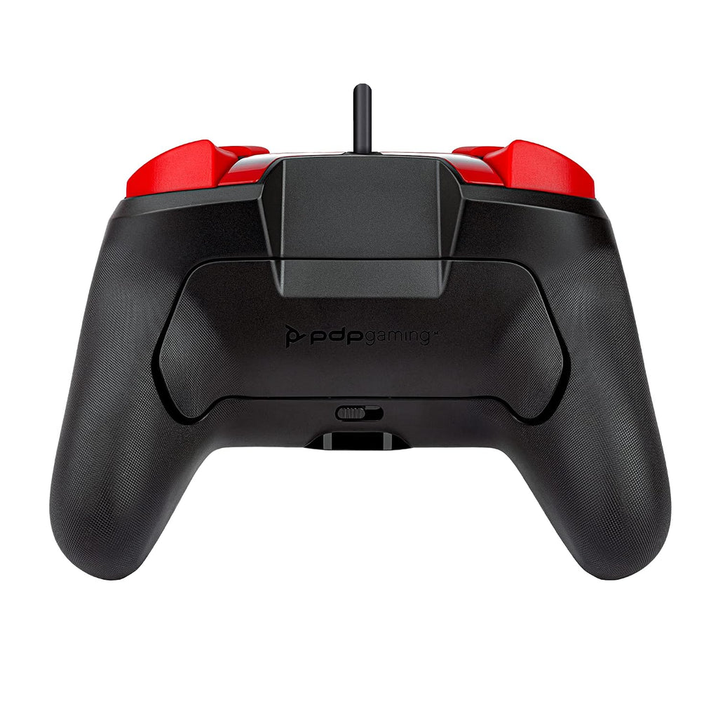 PDP REMATCH Enhanced Wired Power Nintendo Switch Pro Controller. Officially Licensed Switch Lite/OLED Compatible Gamepad. Customizable Programmable Buttons. Super Mario Power Pose (Red & Blue)