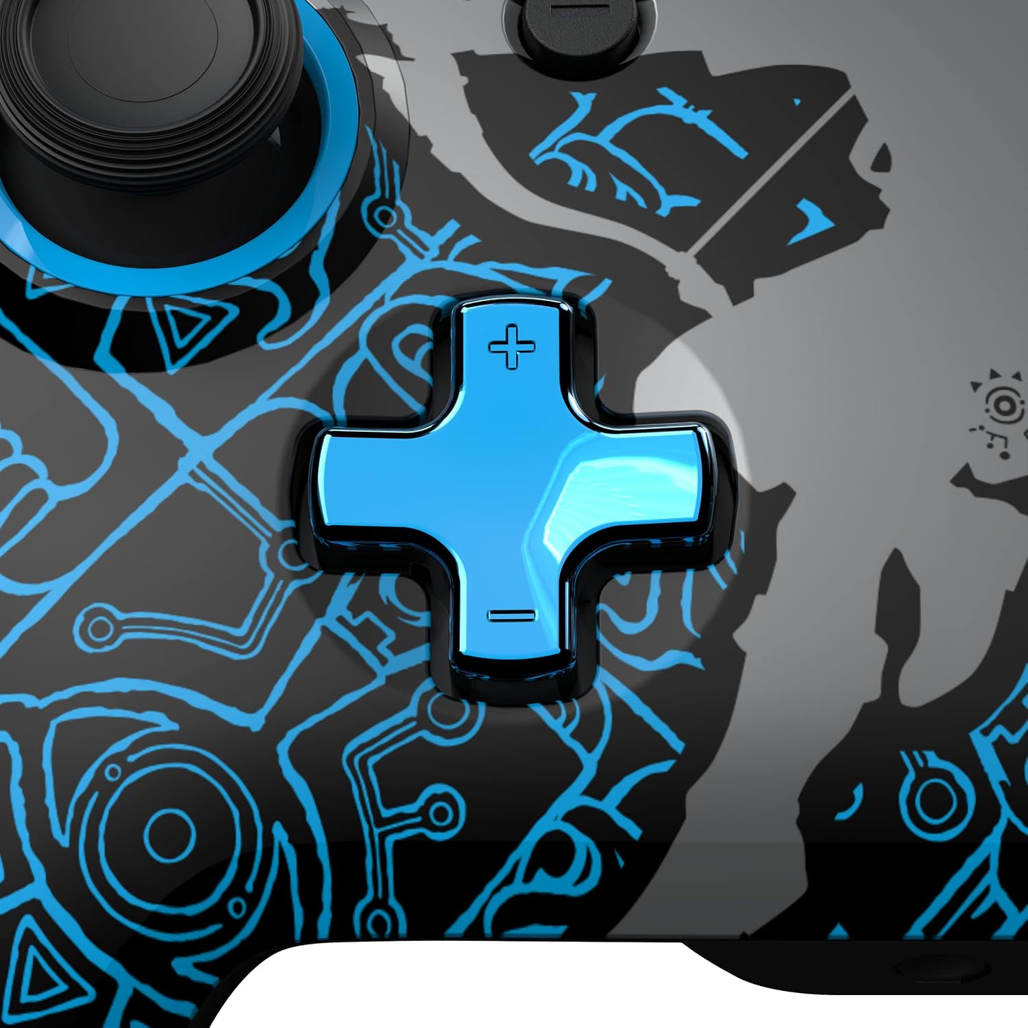 PDP Rematch Wired Gaming Controller: Sheikah Shoot - Officially Licensed for Nintendo Switch, Switch Lite & Switch - OLED Model, Nintendo Switch 2, Glow, Audio Controls, The Legend of Zelda
